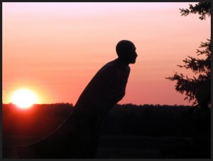 Statue of Ignatius the Pilgrim (click image to enlarge)