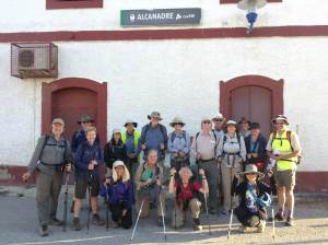 At the Alcanadre Station ready to start