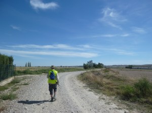 Fr Joe Taylor volunteered to be the back marker today
