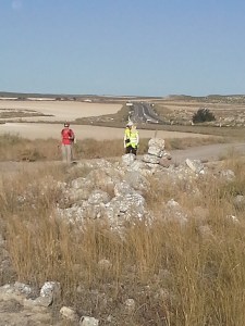Helen and Tracy (who was wearing the back marker's vest today)