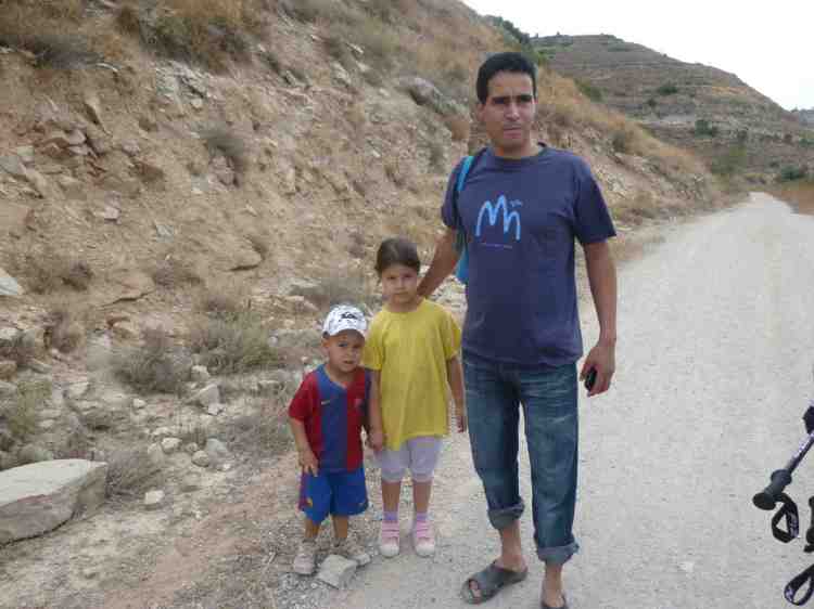 Mohammed and his daughter Fatima and son