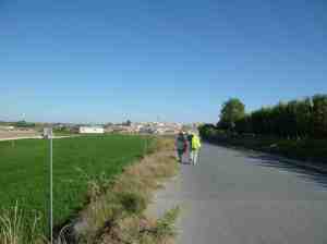 The end is in sight — the small village of Castellnou de Seana