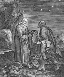 Ignatius gives his fine clothes to a beggar (from The Life of Saint Ignatius by Peter Paul Reubens)