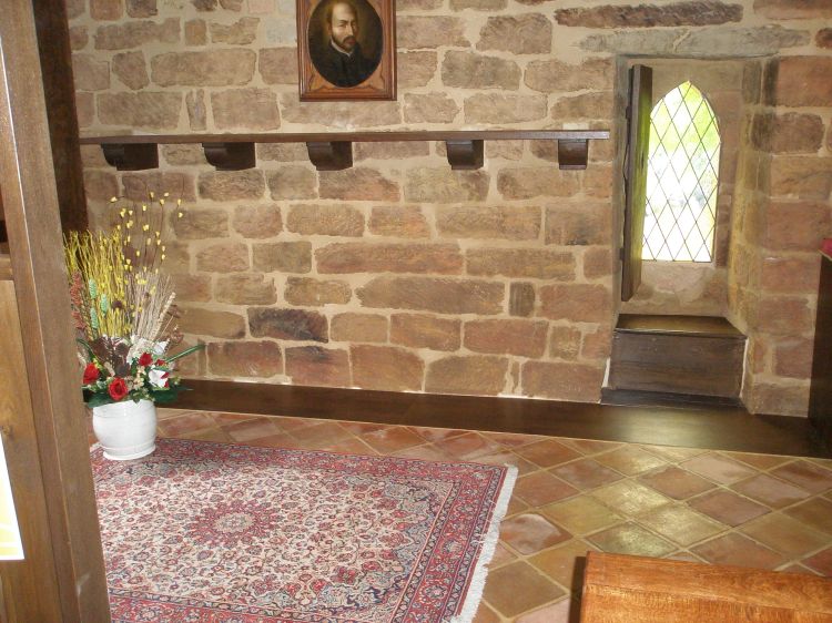 The place where Ignatius slept (on the floor of course!) during his stay 