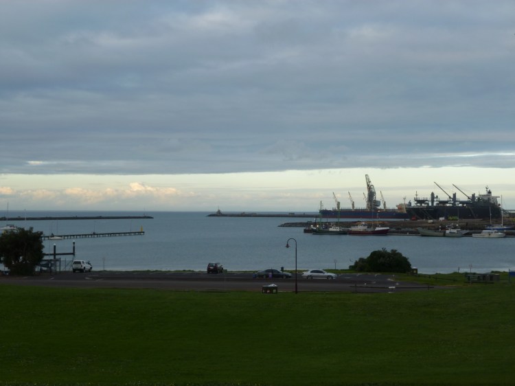 Dusk settles over Portland