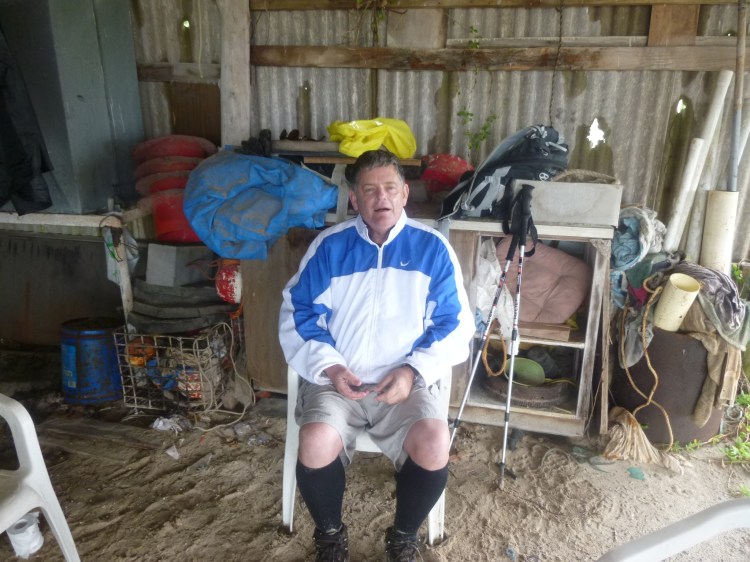 It was good being out of the rain and wind