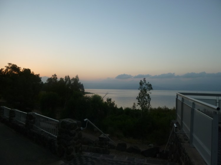 Early morning on the Sea of Galilee