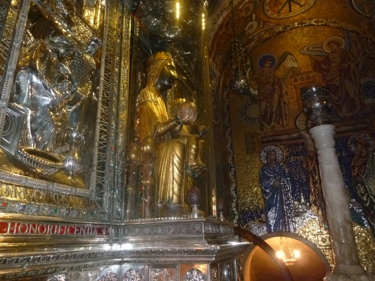 The Black Madonna at the Basilica at Montserat